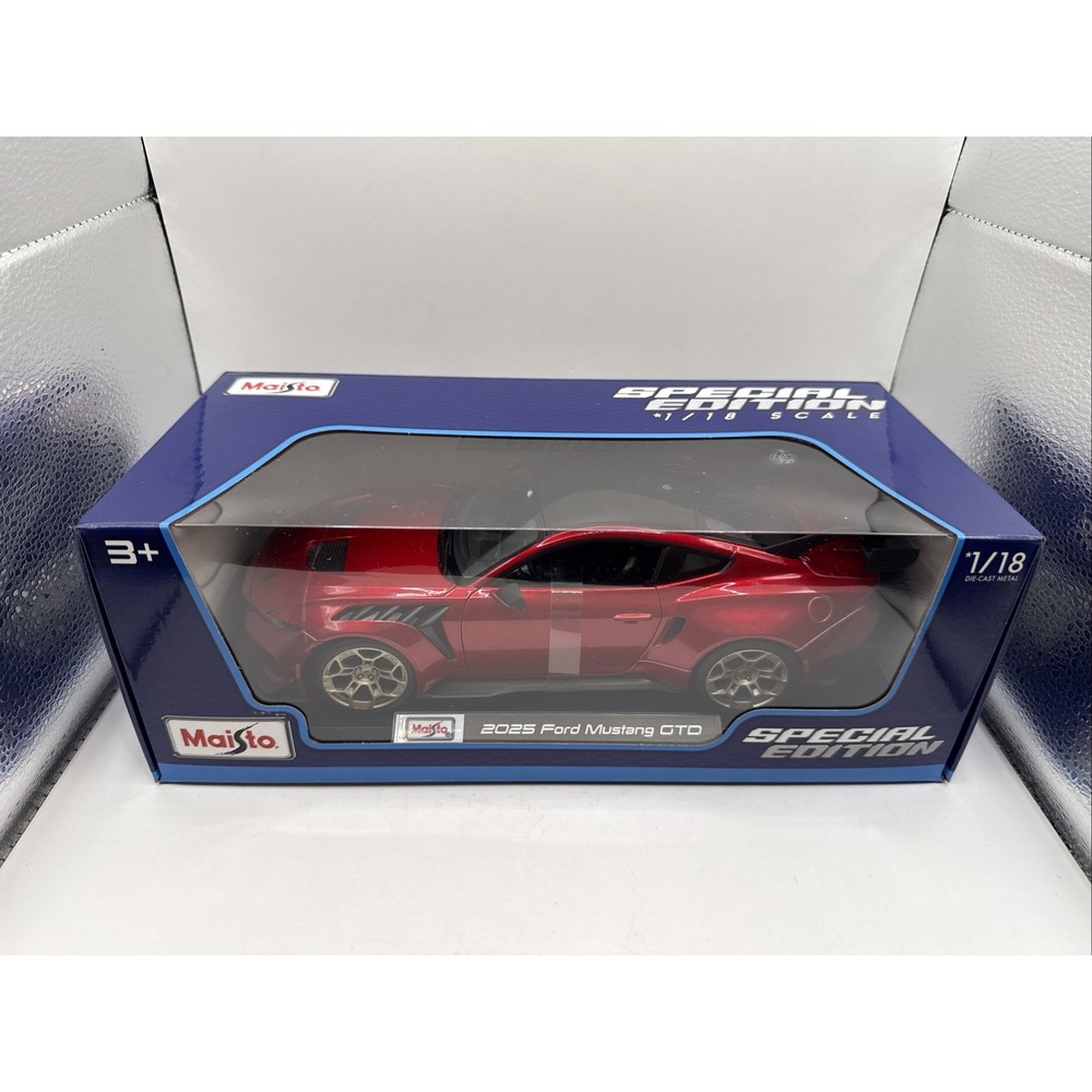 2025 Ford Mustang GTD Maisto 1:18 Special Edition Red Diecast #31468 NIB